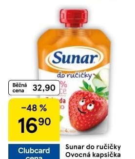 Kapsička do ručičky Ovocný příkrm Sunar