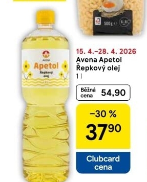 Řepkový olej Apetol