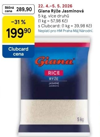 Rýže jasmínová Giana