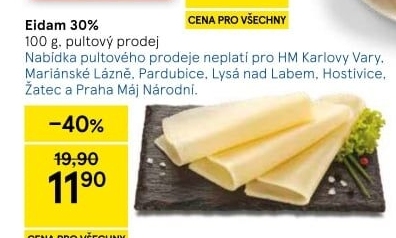 Sýr Eidam 30%