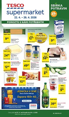 akční leták Tesco 22.4.2026-28.4.2026