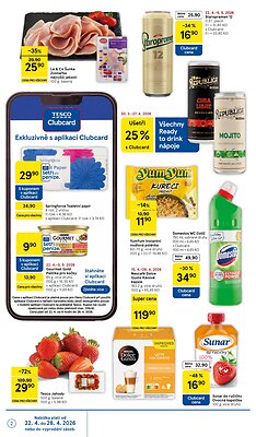 akční leták Tesco 22.4.2026-28.4.2026