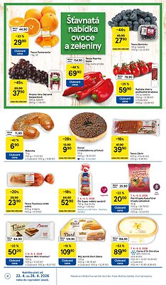 akční leták Tesco 22.4.2026-28.4.2026