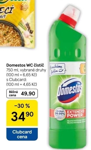 Čistič WC gelový Domestos
