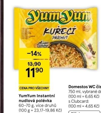Instantní polévka YumYum