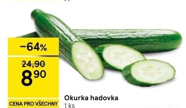 Okurka salátová - hadovka