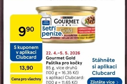 Paštika pro kočky Gold Gourmet Purina