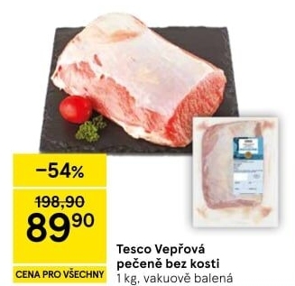 Vepřová pečeně bez kosti Tesco