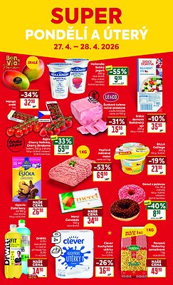 akční leták BILLA 22.4.2026-28.4.2026