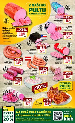 akční leták BILLA 22.4.2026-28.4.2026