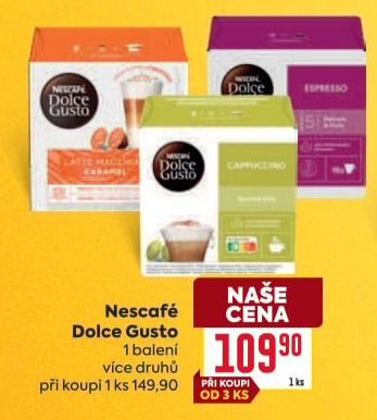 Kapsle Dolce Gusto Nescafé