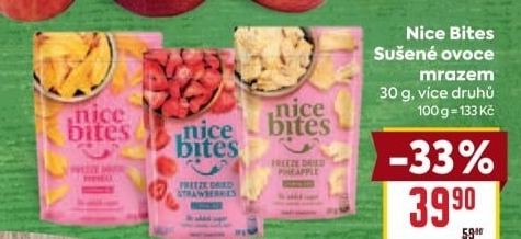 Mrazem sušené ovoce Nice Bites