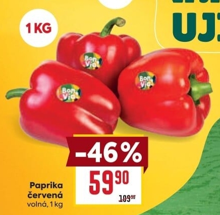 Paprika červená Billa Bonvia