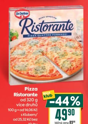 Pizza mražená Ristorante Dr. Oetker