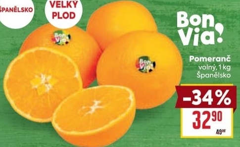 Pomeranče Billa Bonvia