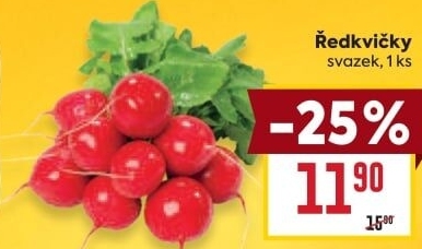 Ředkvičky svazek Česká farma