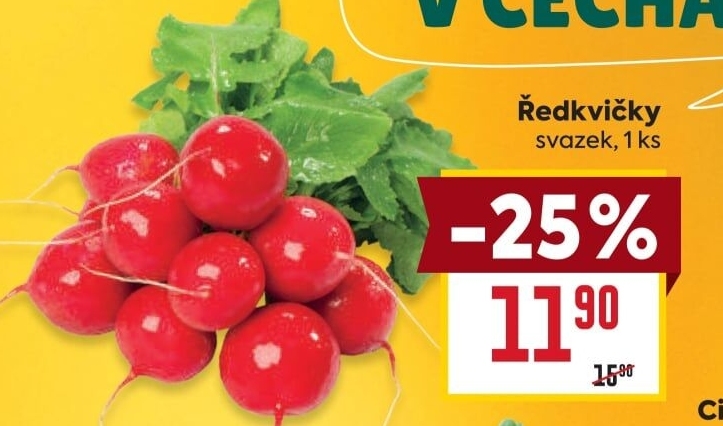 Ředkvičky svazek Česká farma