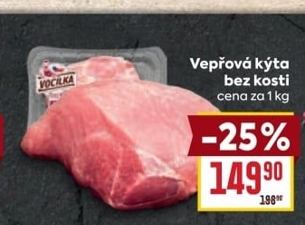 Vepřová kýta bez kosti Vocílka