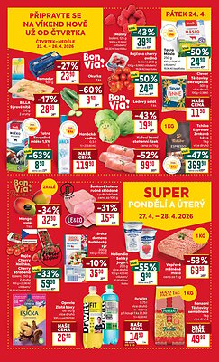 akční leták BILLA 22.4.2026-28.4.2026