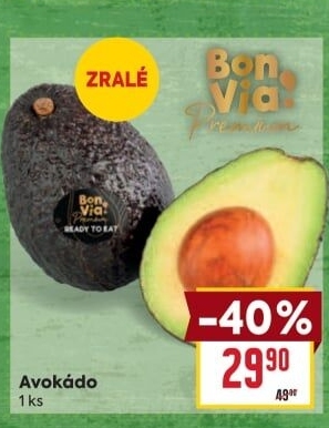 Avokádo Billa Bonvia Premium