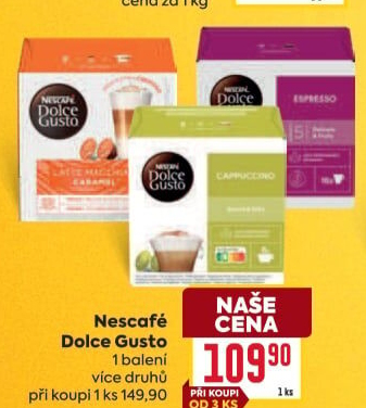 Kapsle Dolce Gusto Nescafé