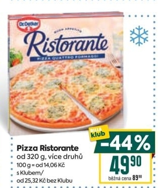 Pizza mražená Ristorante Dr. Oetker