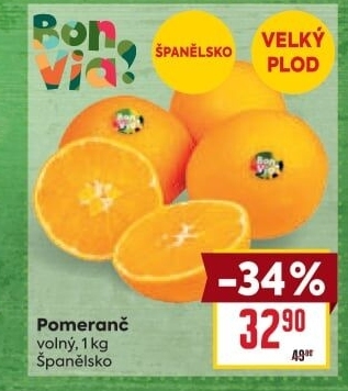 Pomeranče Billa Bonvia