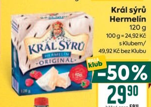 Sýr Hermelín Král sýrů