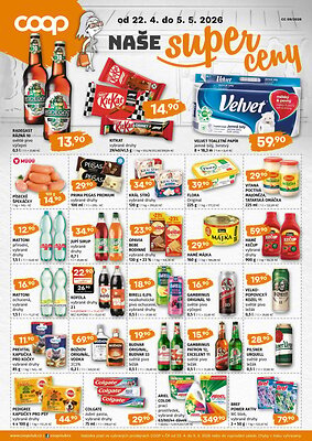 akční leták COOP 22.4.2026-5.5.2026