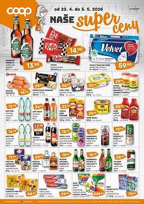 akční leták COOP 22.4.2026-5.5.2026