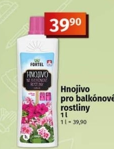 Hnojivo na balkonové rostliny tekuté Fortel