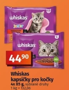 Kapsičky pro kočky Whiskas
