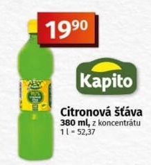 Koncentrát citronový Kapito