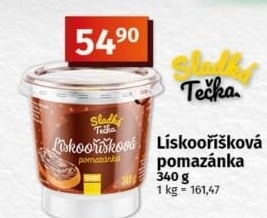 Lískooříšková pomazánka Sladká Tečka