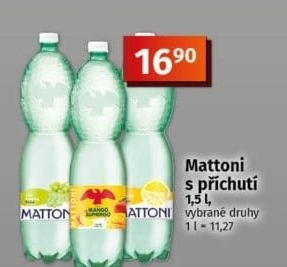 Ochucená voda Mattoni