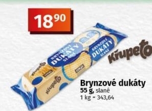 Oplatky brynzové dukáty Křupeto Coop