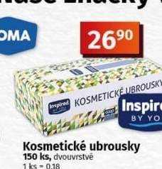 Papírové kapesníčky 2vrstvé Inspired By You - box