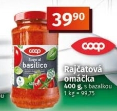 Rajčatová omáčka Coop