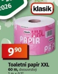 Toaletní papír 2vrstvý XXL Coop Klasik
