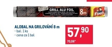 Alobal na grilovaní extra silný Fino