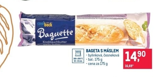 Bageta mražená Coolback