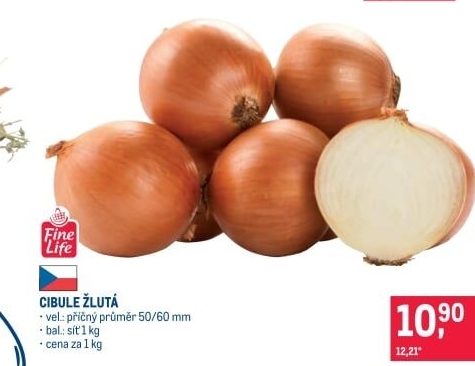 Cibule žlutá Fine Life