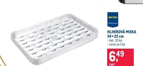 Hliníková miska Metro Professional