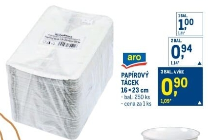 Papírový talíř Aro