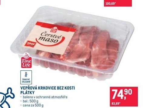 Vepřová krkovice bez kosti Fine Life