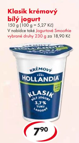Jogurt bílý Klasik Hollandia