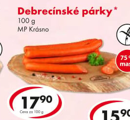 Párky debrecínské Krásno