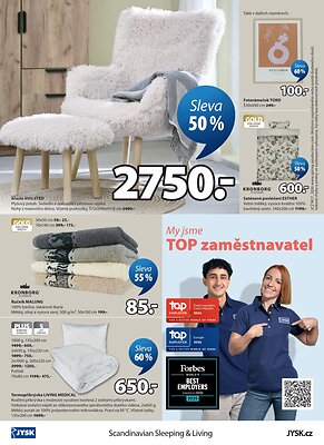 akční leták Jysk 22.4.2026-26.5.2026