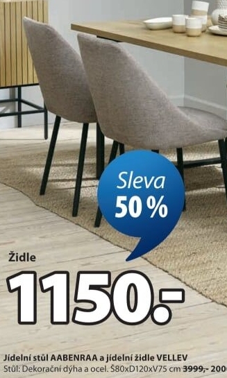 Jídelní židle Vellev
