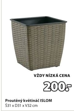 Květináč proutěný